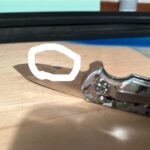 Bent the blade of a kobalt pocket knife