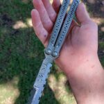 NKD/NBD Black Balisong damascus Xolo v2