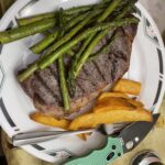 Had a steak dinner at my cousin’s she ran out of steak knives, told her I was fine.