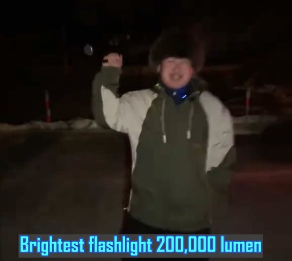 Unbelievable💪brightest flashlight