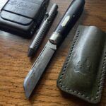 Lost Dutchman cardholder, Fellhoelter Tinybolt, GEC #86 BF19, Northwoods knife slip.