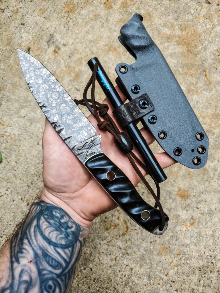 Bushcraft blade ready for edge👍