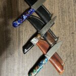 A couple three blades I bought from a local black smith