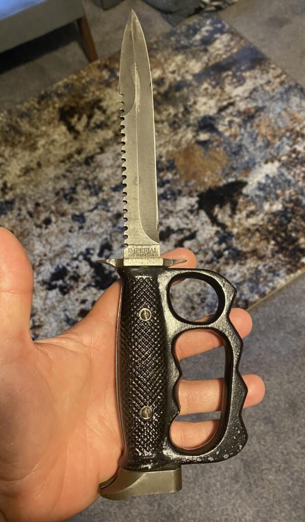 Imperial M7s survival knife. (with a trench knife handle)