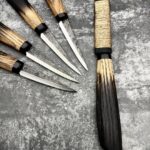 A batch of sloyd knives my buddy and I made