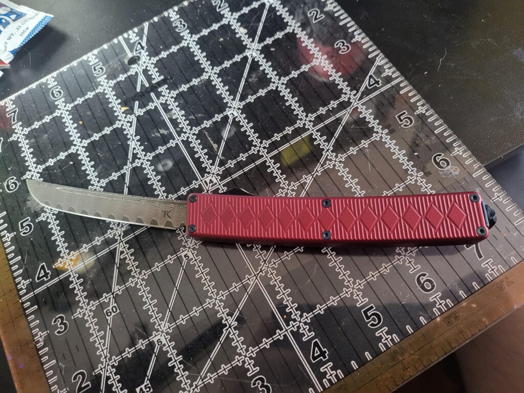 NKD TacKnives Double Action OTF Katana.