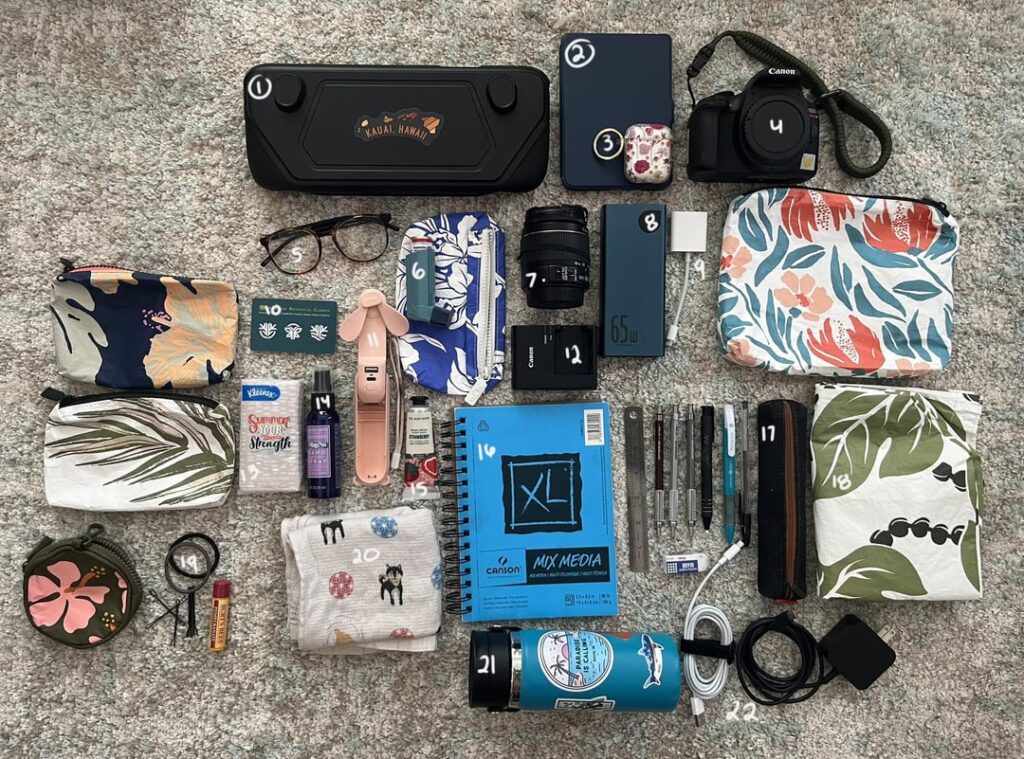 My essentials especially for travels!