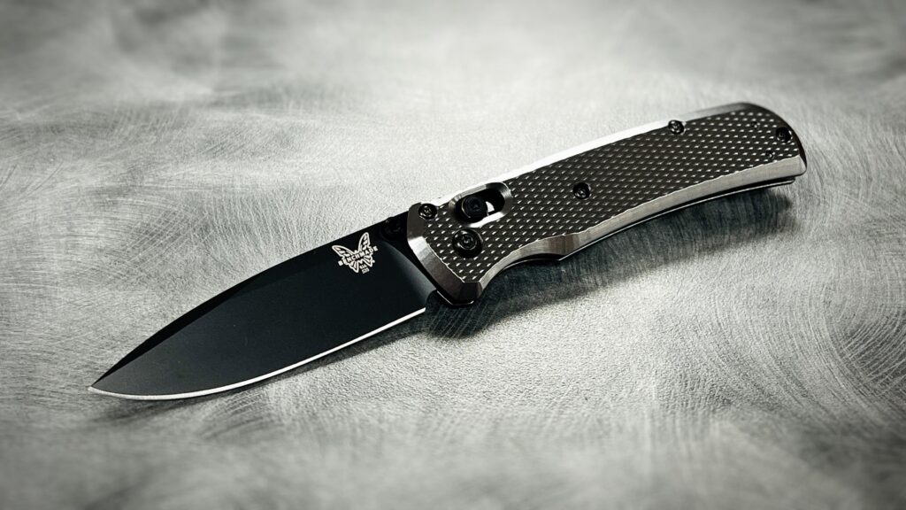 "Buggin' Out" - Benchmade Bugout with limited edition AWT Shadow Chrome Scales
