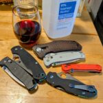 Weekly knife cleaning