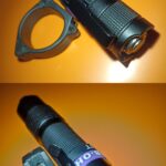 The ring on my Nitecore NTR10 came off just by pushing it towards the tail switch but at least now I can still use it as a deep carry clip.