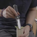 Hi, im looking for this knife i saw in a youtube video from jesse hu, do anyone know the brand and/or the model? Thanks alot