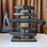 ZT collection - knives and axe on Knifestand
