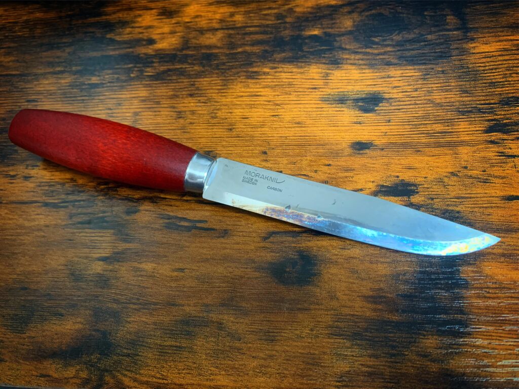 The patina is coming along nicely on this Mora Classic No.3