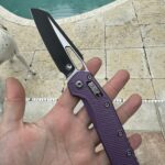 Custom purple gunstock scales MSI Microtech. What you think? I’m thinking of letting it go. It’s brand new never used.
