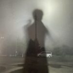 Use of bright flashlight