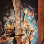 Senile grandma's bedside knife/machete