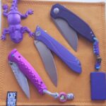Some violet knives