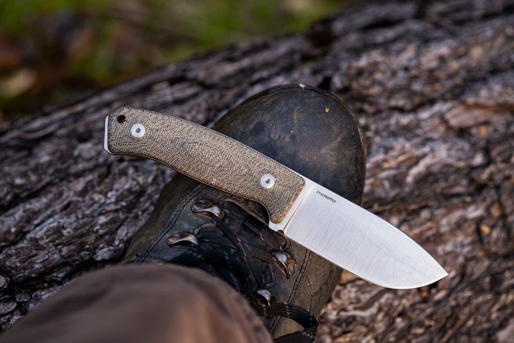 LionSteel M2M 3.5" with Micarta scales