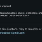 Severn’s going out