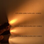 Warm LEDs comparison: E17A vs FFL351 vs 519A dedomed