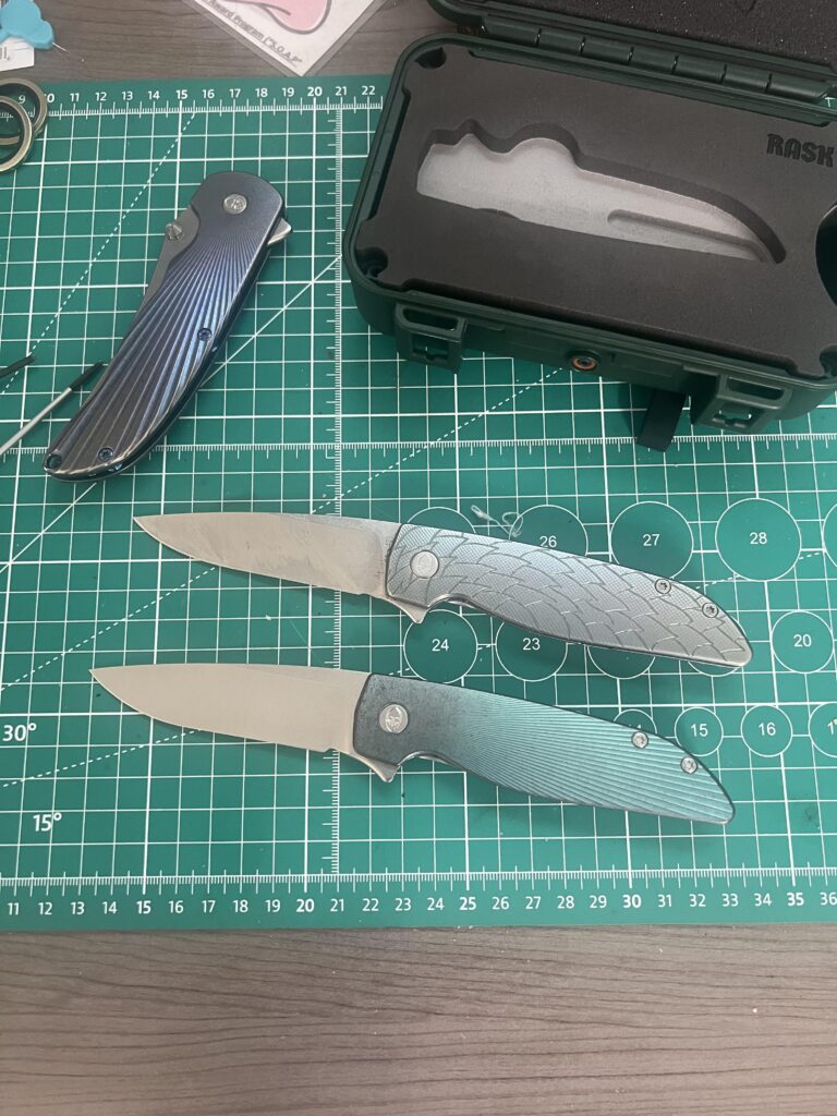 NKD! 2,000 knives made between these two and the difference is absolutely astounding.