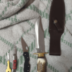 My very small and unimpressive knife collection :3
