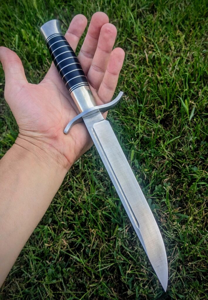 Made this little take down dagger for myself a while ago and it have me in mixed feelings. N690 steel, 60 hrc, nickel silver and micarta. From one side it looks elegant and cool and from the other it is not really perfect. What do you think of it? Should I consider making more of these?