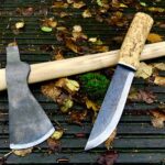 Roselli Long Hunting Knife and Cold Steel Trail Hawk