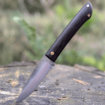 Handmade 22cm full tang knife with wenge wood handle.
