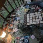 Flashlight addict filled evening