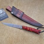 AEB-L Hunting Knife with Stabilised Maple Burl Handle.