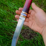 Made a quick video for my latest Kaiken commission. N690 steel, heat treated to 60 hrc with cryo. Stabilized red Karelian Birch, brass, white/red micarta. What do you think of it? Should I make more of these?