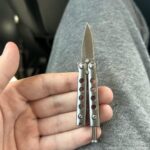 Comically small butterfly knife