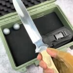 I found this knife in a youtube video and was having a hard time identifying it. All I have to go off of is that the channel called it a "saint sword." Can anyone help me identify this?