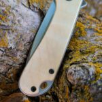 Some custom curly maple scales on the Civivi Elementum!