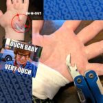 (Slight Gore) Just testing the WORKPRO can opener...100% very sharp