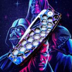 Introducing the world's first hexaskelly Rosie, with matching hexagonal milled clip, and backspacer that goes all the way up to Alaska.