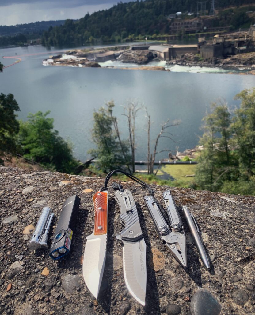 Freeman 451 BLF and CRK Nyala at Willamette Falls.