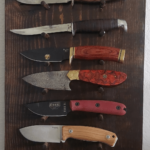 My homemade display board for knives