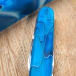 Working on some custom resin composites scales for the 91mm Victorinox!