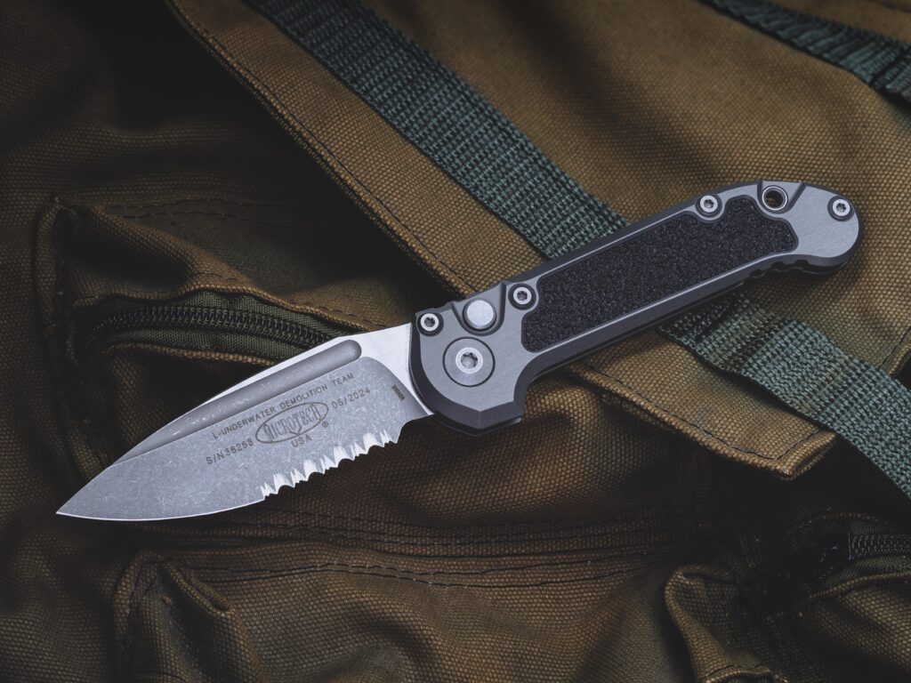 Microtech LUDT gen III, natural clear/apocalyptic finish