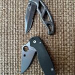 NKD. Upgrading from the Gerber Paraframe I’ve carried for the last few years. Spyderco Para 3 S45VN.