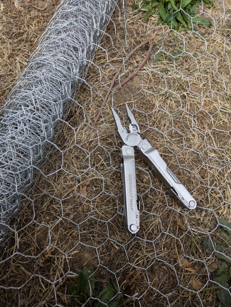 Good thing squirrels can't use wire cutters