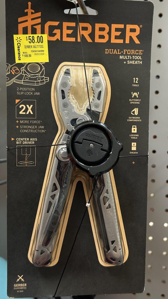 Gerber Dual Force 50% off at my local Walmart!