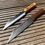 Condor Norse Dragon Seax and. Hellize Ironworks Custom Seax
