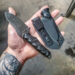 AEB-L stainless EDC with carbon fiber and coyote brown G10 liners