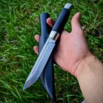 Finished this puukko in M390 steel, 61 hrc! Also first time engraving my makers mark by hand on visible spot! I love how it turned up! What do you think of it?