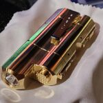 NLD, the shiniest damn thing in my collection now. Full brass Frelux Synergy 3, dedomed 4500k 519A