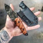 80crv2 EDC granite finish and natural Micarta 👊