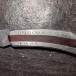 Klein Tools folding knife I bought at an antique store l. What are these engravings? Made in Japan